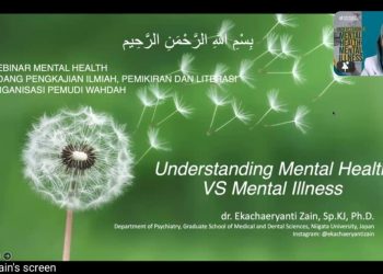Webinar Pemudi Wahdah Hadirkan Psikoterapi Alumni Niigata Universitas Jepang: Kupas Fenomena Mental Health dengan Pendekatan Keislaman