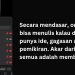 Mas Imam Nawawi: Menulis Itu Jangan Takut Mulai