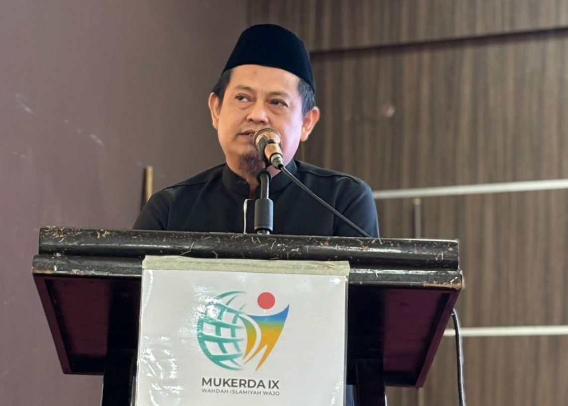 Ustadz Hasmar Hasan Beberkan Tips Sukses Amal Jama’i di Mukerda IX Wahdah Islamiyah Wajo