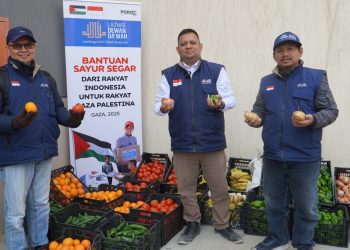 Jelang Ramadhan, Laznas Dewan Dakwah Kirim 22 Ton Sayur dan Buah Segar untuk Warga Gaza