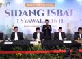 Pemerintah Tetapkan 1 Syawal 1446 H dan Hari Raya Idul Fitri 2025 Jatuh pada Senin 31 Maret