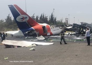 Rudal Penjajah Israel Hanguskan Pesawat Haji Yemenia Airways di Yaman