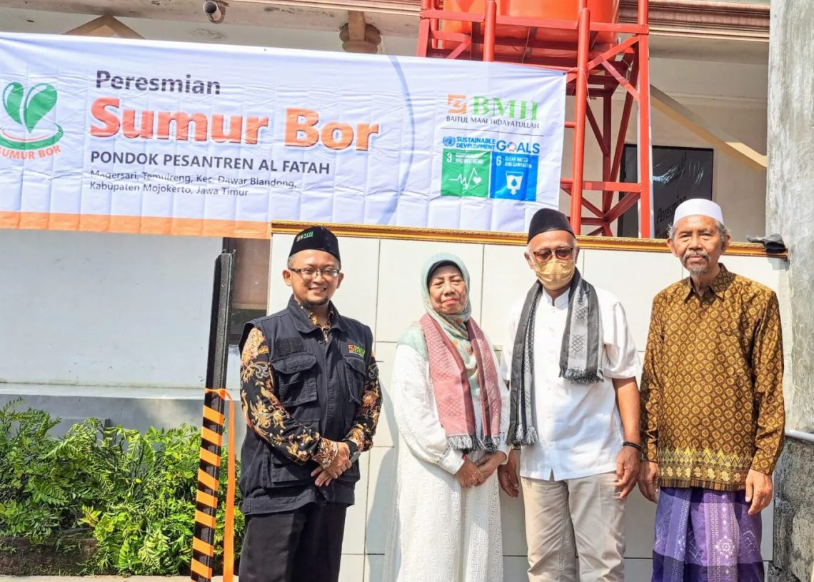 Air Bahagia untuk Santri! BMH Resmikan Sumur Bor ke-213 di Pesantren Al Fatah Mojokerto