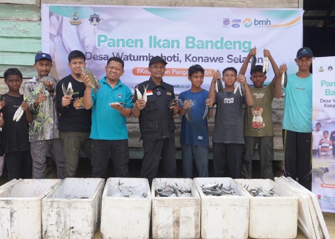 Memanen Asa, Mengisi Gizi Santri: Kisah Inspiratif Ketahanan Pangan BMH dari Konawe Selatan