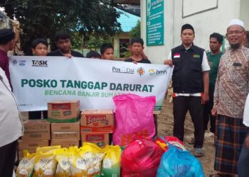 Jembatan Putus, BMH Salurkan Bantuan dengan Katrol ke Daerah Terisolir di Aceh