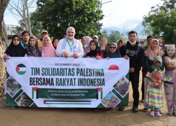 Syaikh Ahed Abu al-Atta Pimpin Delegasi Palestina Kunjungi Korban Bencana di Sumatera-Aceh