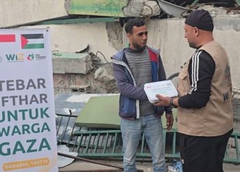 Kemanusiaan di Tengah Blokade, WIZ dan KITA Palestina Distribusikan Ribuan Paket Iftar Selama Ramadhan di Gaza