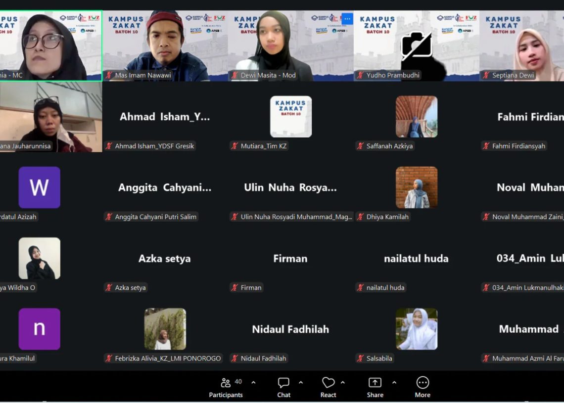 Perkuat Literasi Zakat, Kampus Zakat FOZ-BMH Dorong Mahasiswa Aktif Menulis Ilmiah Berbasis Masalah Nyata