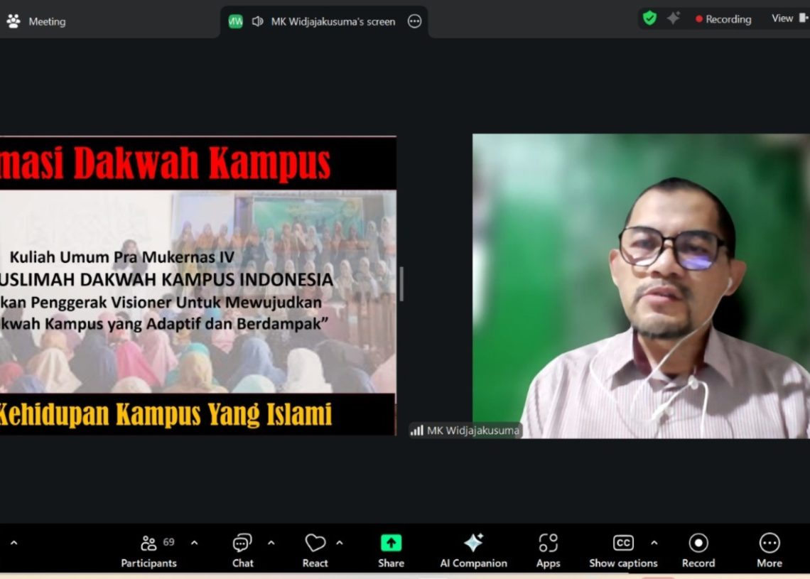 Wujudkan Gerakan Dakwah Kampus Adaptif dan Visioner, Mukernas IV FMDKI Hadirkan Trainer dan Konsultan Manajemen Nasional