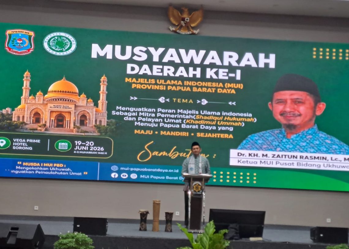 Ustadz Zaitun Rasmin Hadiri Musda MUI Papua Barat Daya: Tegaskan Peran Strategis MUI di Era Baru
