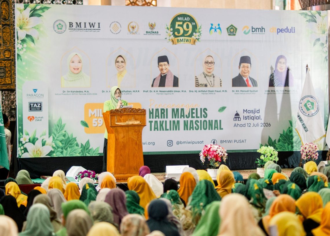 Milad ke-59 BMIWI di Masjid Istiqlal, Majelis Taklim adalah Mitra Strategis Pemerintah dalam Membangun Bangsa
