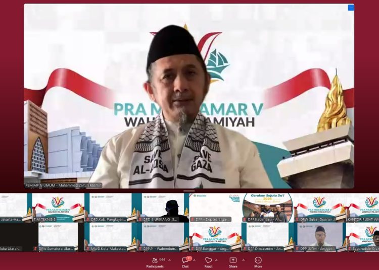 Pra Muktamar V Wahdah Islamiyah, Ustadz Zaitun Rasmin: Momentum Perkuat Konsolidasi dan Evaluasi Perjalanan Dakwah