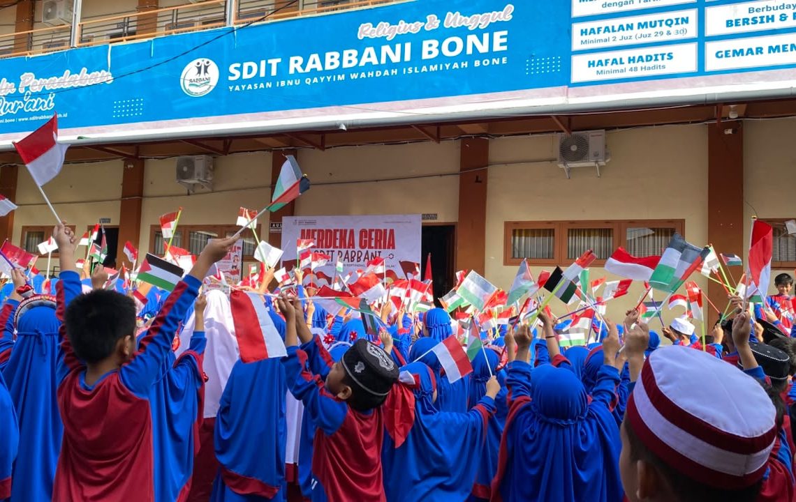 SDIT Rabbani Bone Kobarkan Semangat Kemerdekaan Lewat Merdeka Ceria 2026