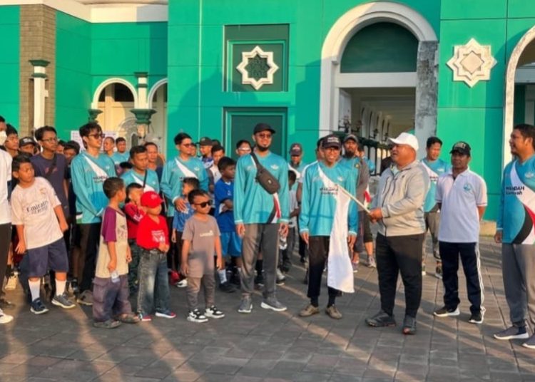 Jalan Sehat Semarak Muktamar V Wahdah Islamiyah di Berau, Wabup Gamalis Tekankan Pentingnya Kolaborasi