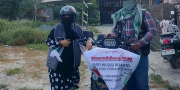 Kisah Cinta dan Dakwah di Atas Vespa: Pasutri Sigi Tempuh Jalur Lintas Pulau Demi Hadiri Muktamar V Wahdah Islamiyah