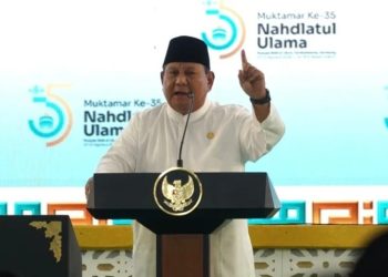 Prabowo Resmi Buka Muktamar Ke-35 NU di Pesantren Tambakberas, Sebut Kiai Kampung Berjasa Besar Bagi Bangsa