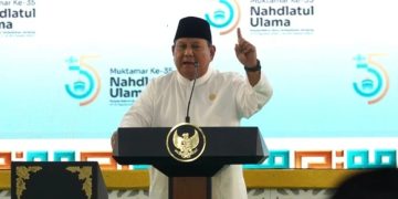 Prabowo Resmi Buka Muktamar Ke-35 NU di Pesantren Tambakberas, Sebut Kiai Kampung Berjasa Besar Bagi Bangsa