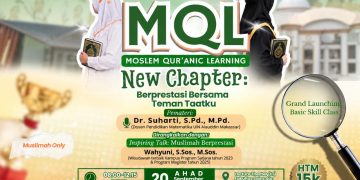 Besok di UINAM! Moslem Qur’anic Learning (MQL) Batch 10 Ajak Muslimah Kampus Bertumbuh