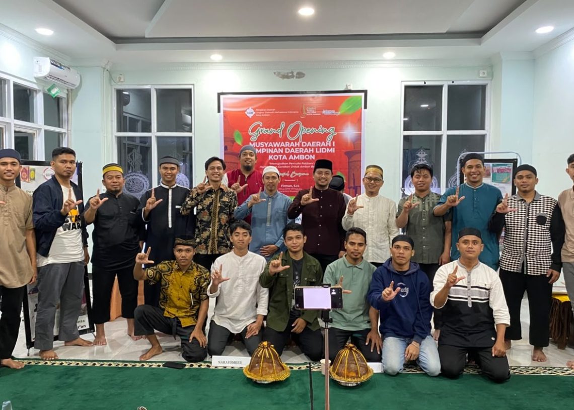 MUSDA I PD LIDMI Kota Ambon Sukses Digelar, Teguhkan Komitmen Kaderisasi dan Membangun Dakwah Inklusif