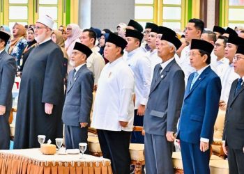 Presiden Prabowo Hadiri Resepsi Kesyukuran 100 Tahun Pondok Modern Darussalam Gontor