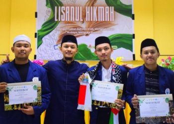 Tiga Delegasi PBA IAI STIBA Makassar Raih Juara dalam Lomba Bahasa Arab Lisanul Hikmah 2026